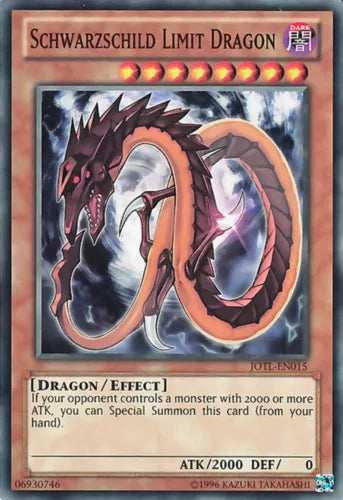 Schwarzschild Limit Dragon - JOTL-EN015 - Common - Mixed Editions - YuGiOh