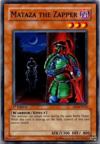 Mataza the Zapper - SD5-EN012 - Common - 1st Edition - YuGiOh
