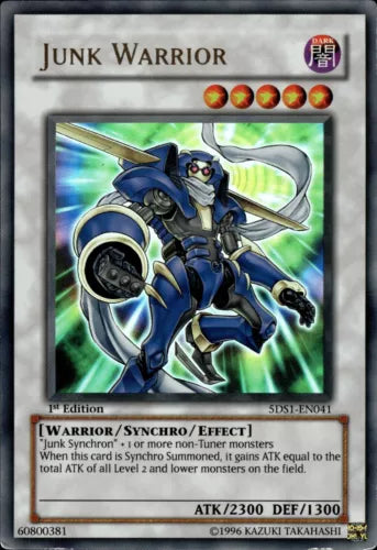 Junk Warrior - 5DS1-EN041 - Ultra Rare - 1st Edition - YuGiOh