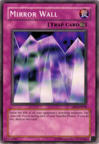 Mirror Wall - DB1-EN078 - Common - Unlimited Edition - YuGiOh