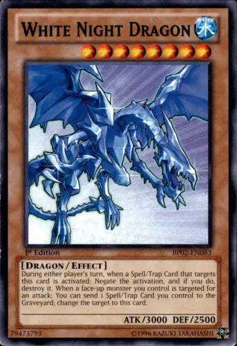 White Night Dragon - BP02-EN083 - Rare - 1st Edition - YuGiOh