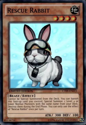 Rescue Rabbit - CT09-EN015 - Super Rare - Limited Edition - YuGiOh