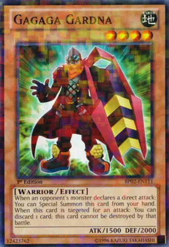 Gagaga Gardna - BP02-EN111 - Mosaic Rare - 1st Edition - YuGiOh