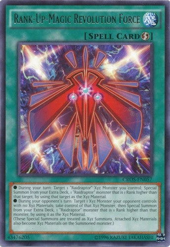 Rank-Up-Magic Revolution Force - CROS-EN057 - Rare - 1st Edition - YuGiOh