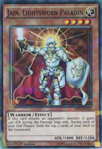Jain, Lightsworn Paladin - BP03-EN042 - Rare - 1st Edition - YuGiOh