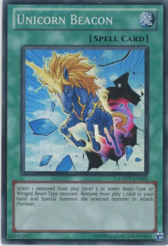 Unicorn Beacon - DREV-EN055 - Super Rare - 1st Edition - YuGiOh