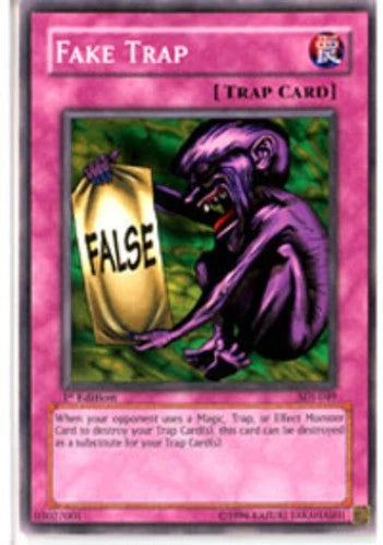 Fake Trap - SDJ-049 - Common - Unlimited Edition - YuGiOh LP
