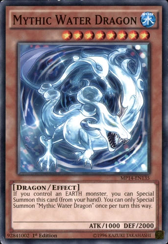 Mythic Water Dragon - MP14-EN135 - Common - 1st Edition - YuGiOh