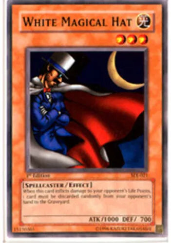 White Magical Hat - SDJ-021 - Common - Unlimited Edition - YuGiOh LP
