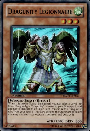 Dragunity Legionnaire - HA03-EN032 - Super Rare - 1st Edition - YuGiOh