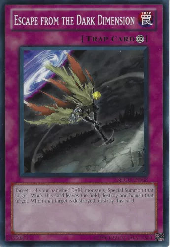 Escape from the Dark Dimension - SDGU-EN038 - Common - 1st Edition - YuGiOh