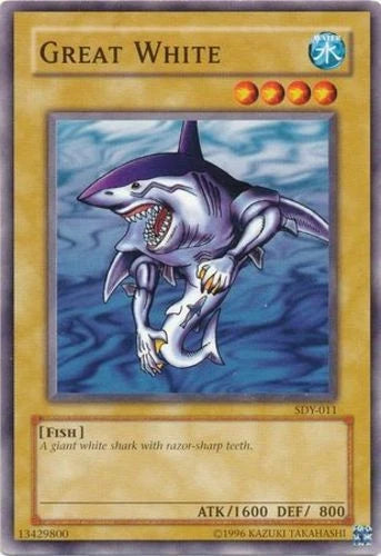 Great White - SDY-011 - Common - Unlimited Edition - YuGiOh LP