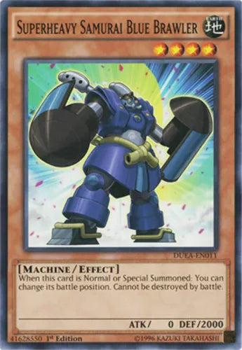 Superheavy Samurai Blue Brawler - DUEA-EN011 - Common - Unlimited Edition - YuGi