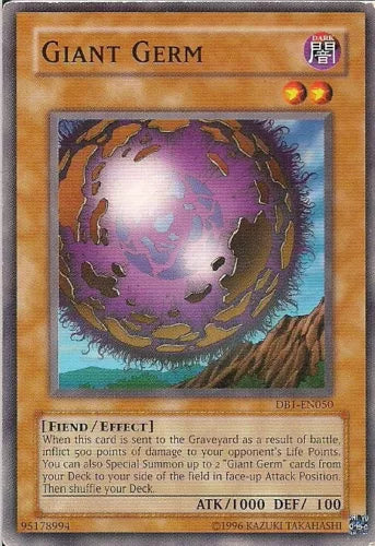 Giant Germ - DB1-EN050 - Common - Unlimited Edition - YuGiOh