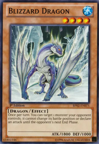 Blizzard Dragon - BP02-EN075 - Common - 1st Edition - YuGiOh