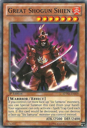 Great Shogun Shien - SDWA-EN009 - Common - 1st Edition - YuGiOh