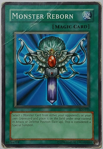 Monster Reborn - SDJ-035 - Common - Unlimited Edition - YuGiOh LP