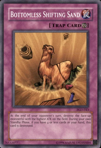 Bottomless Shifting Sand - PGD-043 - Common - Unlimited Edition - YuGiOh LP