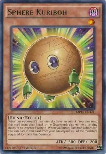 Sphere Kuriboh - MP16-EN121 - Rare - 1st Edition - YuGiOh