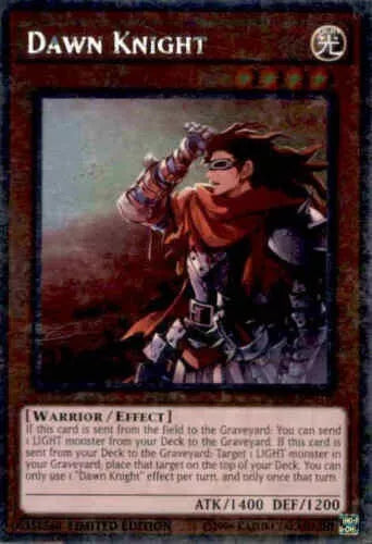 Dawn Knight - NKRT-EN016 - Platinum Rare - Limited Edition - YuGiOh