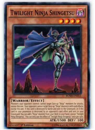 Twilight Ninja Shingetsu - BOSH-EN015 - Common - UNL Edition - YuGiOh