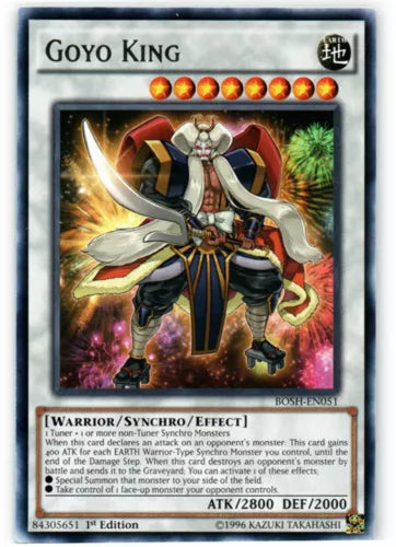 Goyo King - BOSH-EN051 - Rare - Unlimited Edition - YuGiOh