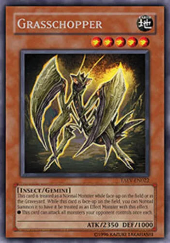 Grasschopper - TAEV-EN022 - Rare - 1st Edition - YuGiOh