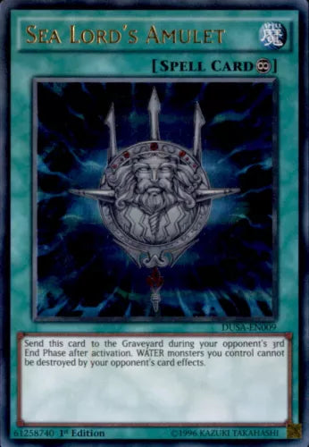 Sea Lord's Amulet - DUSA-EN009 - Ultra Rare - 1st Edition - YuGiOh