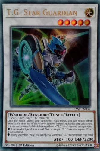T.G. Star Guardian - SAST-EN039 - Ultra Rare - 1st Edition - YuGiOh