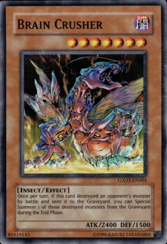 Brain Crusher - GX03-EN001 - Super Rare - Limited Edition - YuGiOh