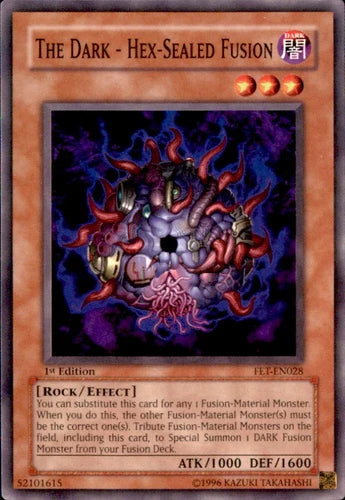 The Dark - Hex-Sealed Fusion - FET-EN028 - Common - 1st Edition - YuGiOh LP