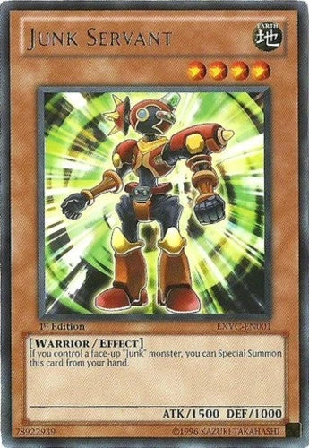 Junk Servant - EXVC-EN001 - Rare - Unlimited Edition - YuGiOh