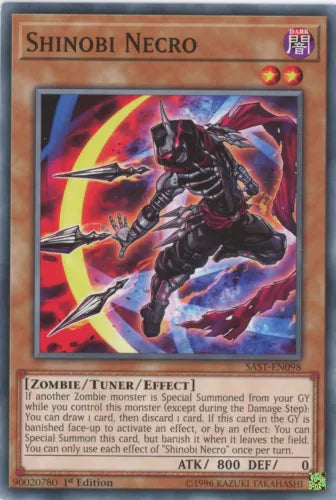 Shinobi Necro - SAST-EN098 - Common - Mixed Editions - YuGiOh