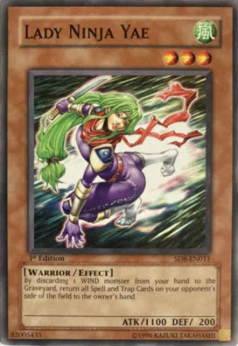 Lady Ninja Yae - SD8-EN011 - Common - Mixed Editions - YuGiOh