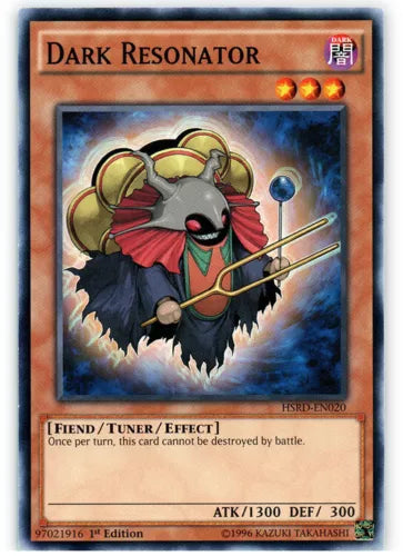 Dark Resonator - HSRD-EN020 - Common - 1st Edition - YuGiOh