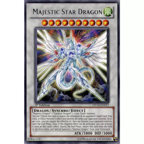 Majestic Star Dragon - DP10-EN017 - Rare - 1st Edition - YuGiOh