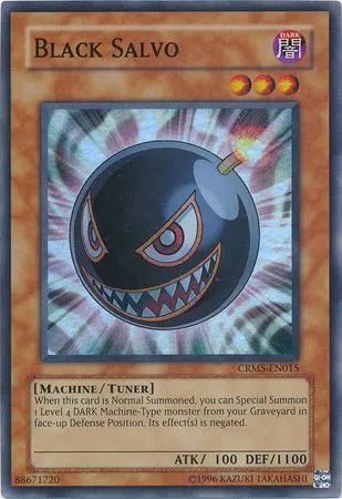 Black Salvo - CRMS-EN015 - Super Rare - Unlimited Edition - YuGiOh LP