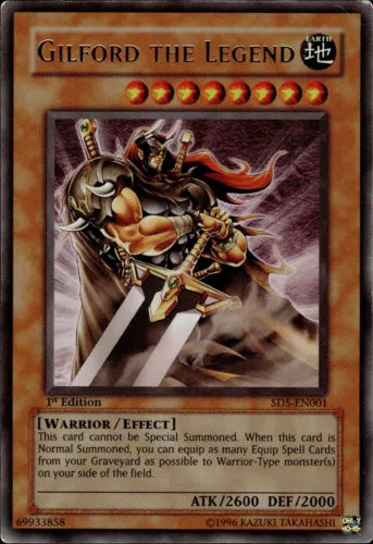 Gilford the Legend - SD5-EN001 - Ultra Rare - 1st Edition - YuGiOh
