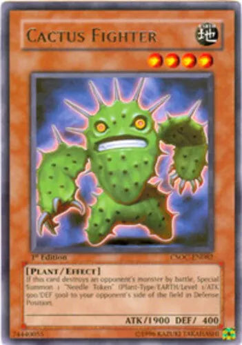 Cactus Fighter - CSOC-EN082 - Rare - 1st Edition - YuGiOh