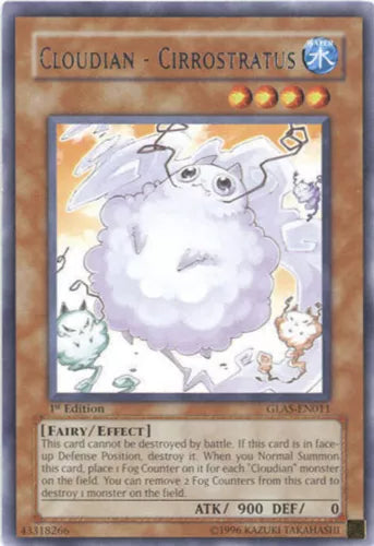 Cloudian - Cirrostratus - GLAS-EN011 - Rare - 1st Edition - YuGiOh