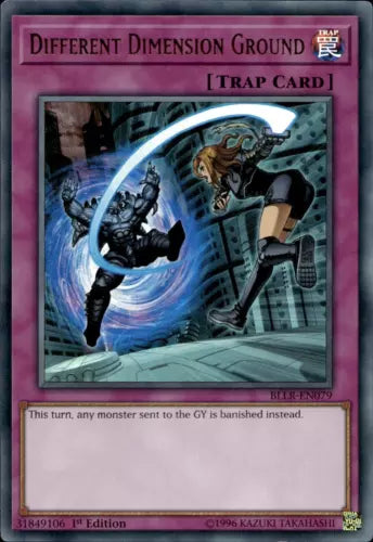 Different Dimension Ground - BLLR-EN079 - Ultra Rare - 1st Edition - YuGiOh