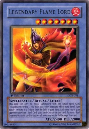 Legendary Flame Lord - DCR-081 - Rare - Unlimited Edition - YuGiOh