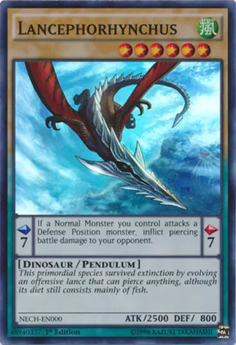 Lancephorhynchus - NECH-EN000 - Super Rare Unl Edition - YuGiOh