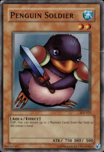 Penguin Soldier - SDJ-022 - Super Rare - Unlimited Edition - YuGiOh LP