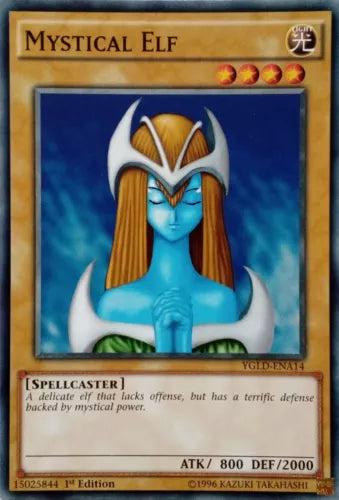 Mystical Elf - YGLD-ENA14 - Common - 1st Edition - YuGiOh