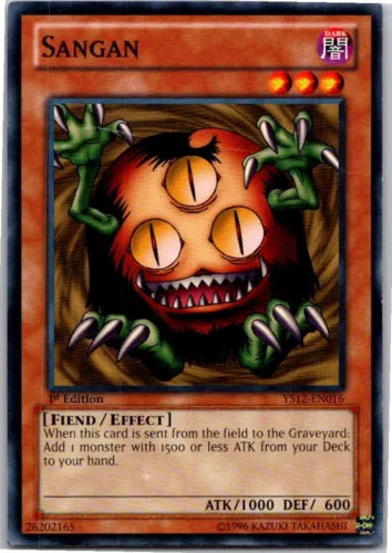 Sangan - YS12-EN016 - Common - 1st Edition - YuGiOh