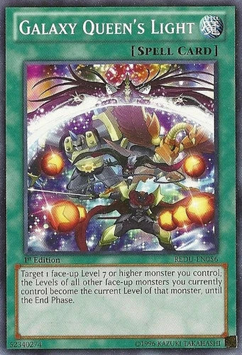Galaxy Queen's Light - REDU-EN056 - Common - Mixed Editions - YuGiOh