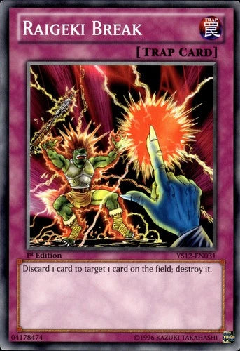 Raigeki Break - YS12-EN031 - Common - 1st Edition - YuGiOh