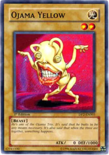 Ojama Yellow - DP2-EN003 - Common - Unlimited Edition - YuGiOh
