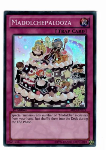 Madolchepalooza - ABYR-EN074 - Super Rare - 1st Edition - YuGiOh LP